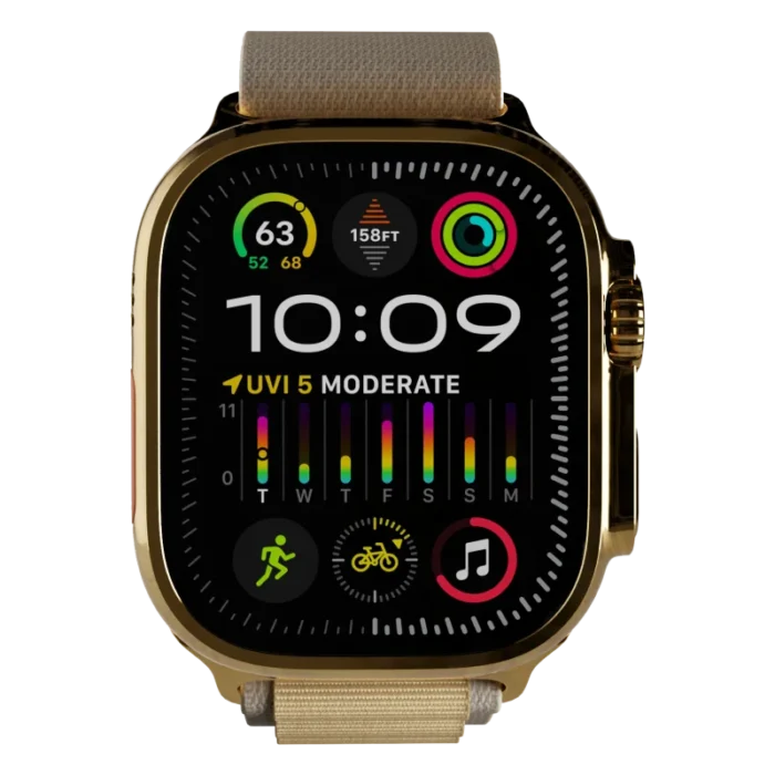 Ultra 3 Watch with Alpine Loop Band 24k Gold Customize.webp