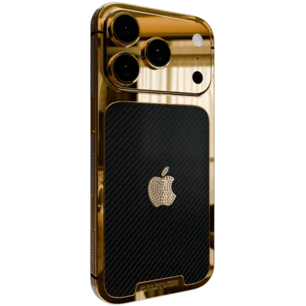24K Gold Carbon Diamond iPhone 17 Pro Pro Max.webp